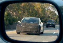 Ny Tesla Model 3 fanget på video 5 Ny Tesla Model 3