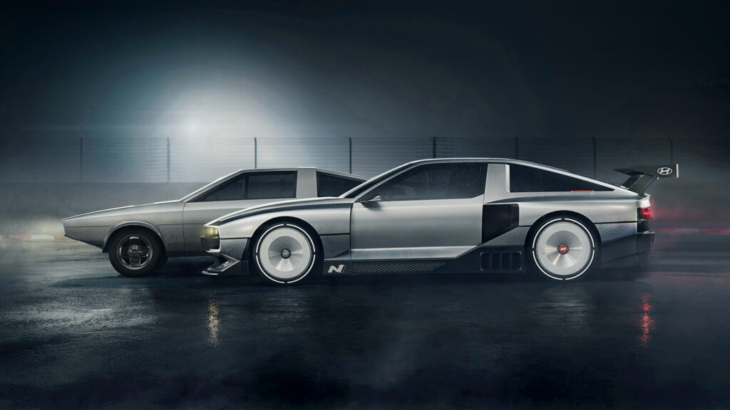 Hyundai N Vision 74 vinder tre designpriser 3 Hyundai Pony Coupe og Hyundai N Vision 74