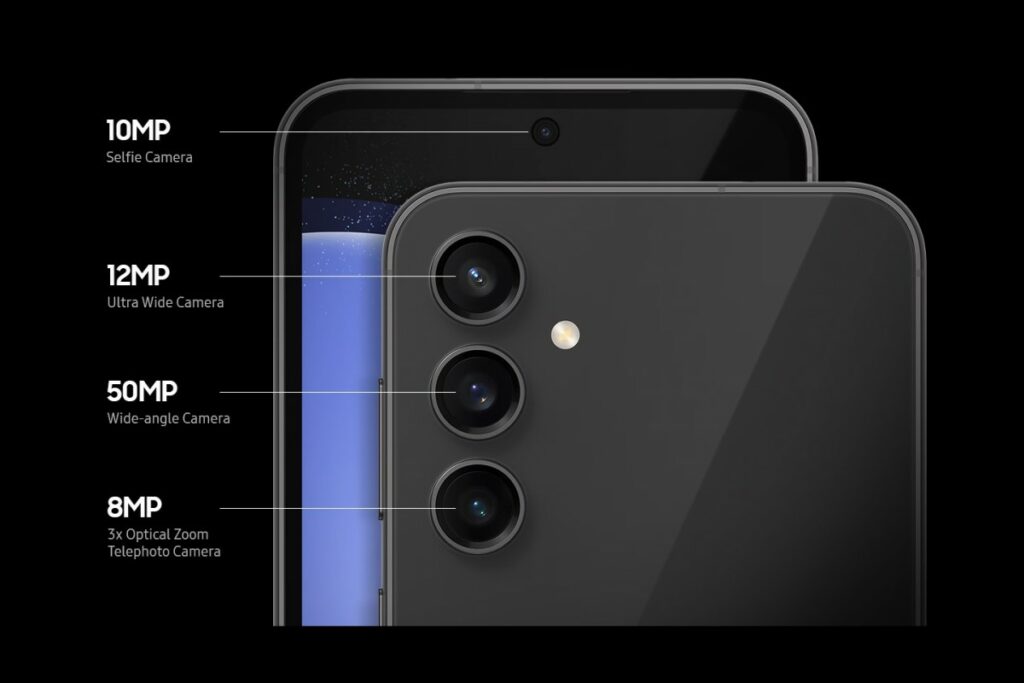 Samsung introducerer Galaxy S23 FE 2 Samsung Galaxy S23 FE kameraer