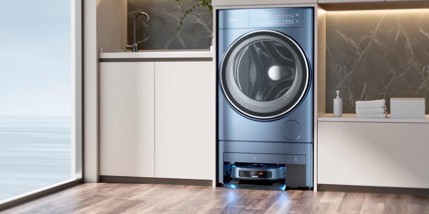 Washbot er både robotstøvsuger, vaskemaskine og tørretumbler 6 Washbot