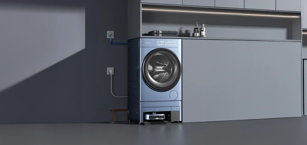 Washbot er både robotstøvsuger, vaskemaskine og tørretumbler 2 Washbot