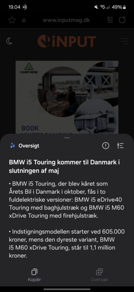 Samsung klar med Galaxy AI til ældre telefoner 4 Screenshot 20240207 190427 Samsung Internet