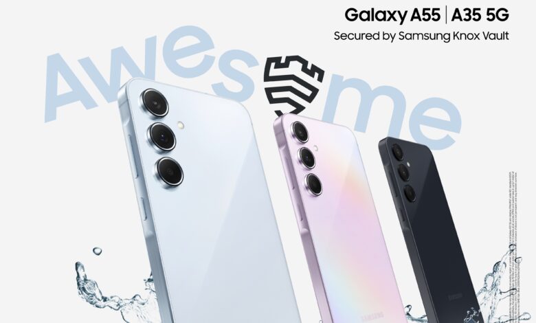 Samsung introducerer to prisvenlige telefoner - Galaxy A55 og A35