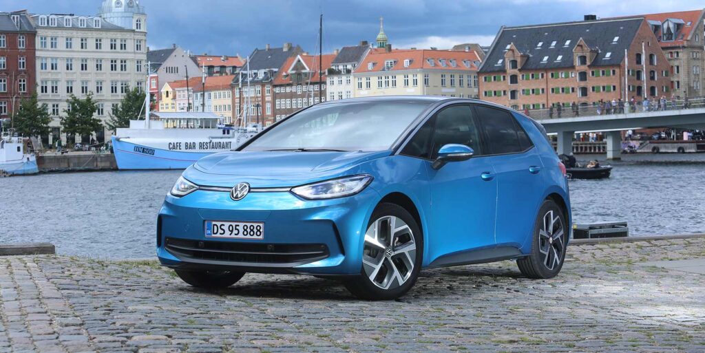 11 elbiler du kan lease for under 3.500 kroner 12 Den nye Volkswagen ID.3.