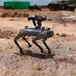 bevæbnede robothunde