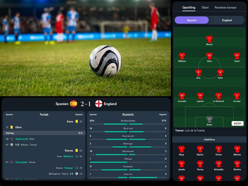 Livestatistik under alle Superliga-kampe 2 Superliga