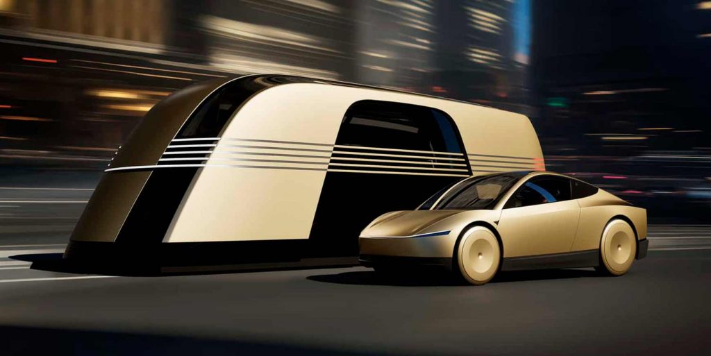 Video: Tesla Cybercab "føles sikker" 1 Tesla Cybercab