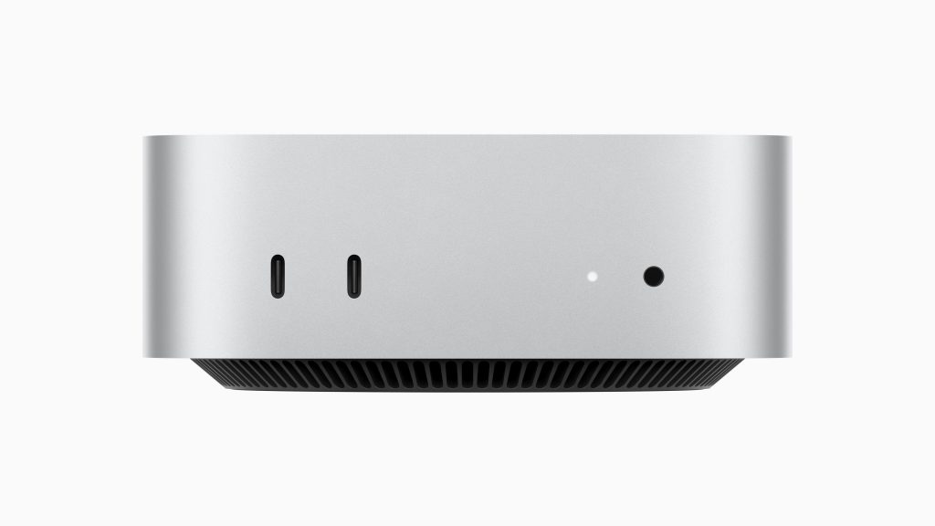Anmeldelse: Apple Mac Mini M4 Pro 2 Apple Mac mini front facing ports
