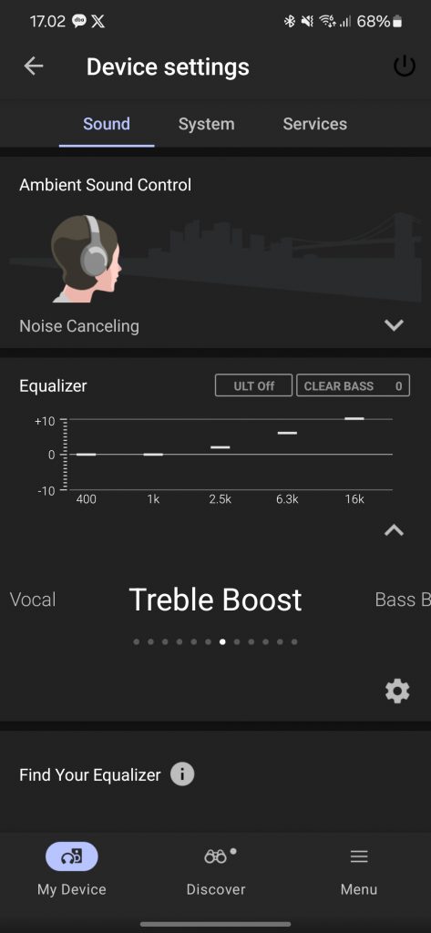 Anmeldelse: Sony ULT Wear 4 Screenshot 20241008 170256 Sound Connect