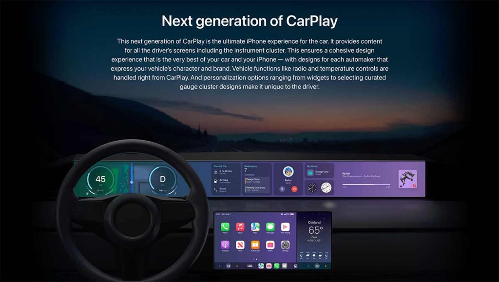 Det nye CarPlay kommer, lover Apple 2 det nye CarPlay