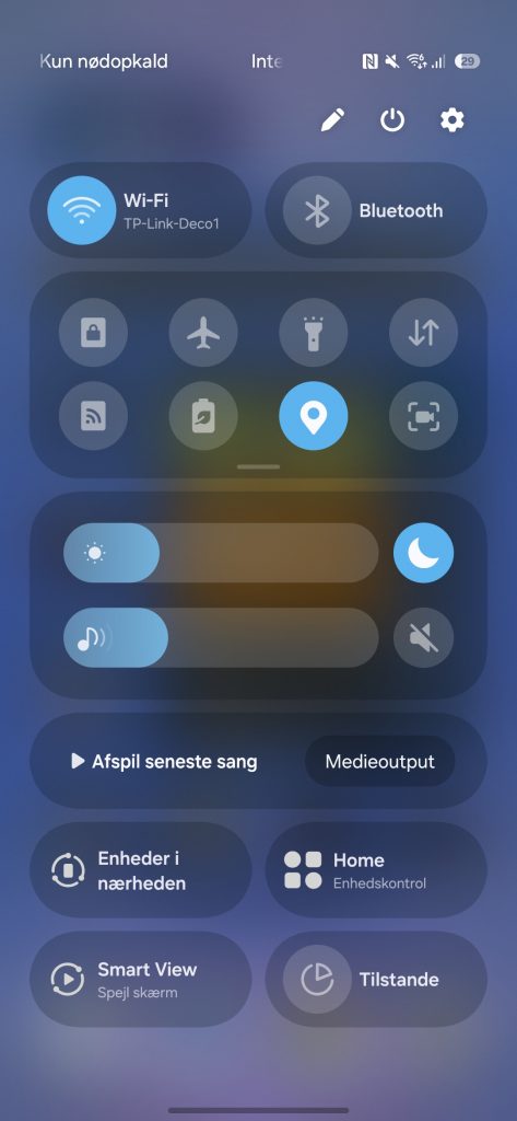 Anmeldelse: Samsung Galaxy S25 4 Samsung Galaxy S25 Quick Settings