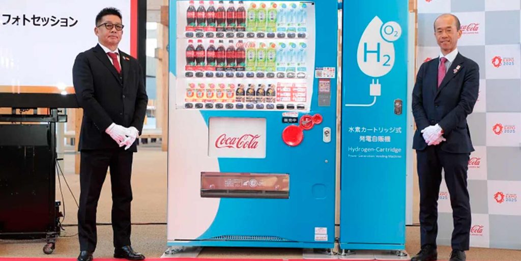 Coca-Cola lancerer verdens første brintdrevne colaautomat 2 brint