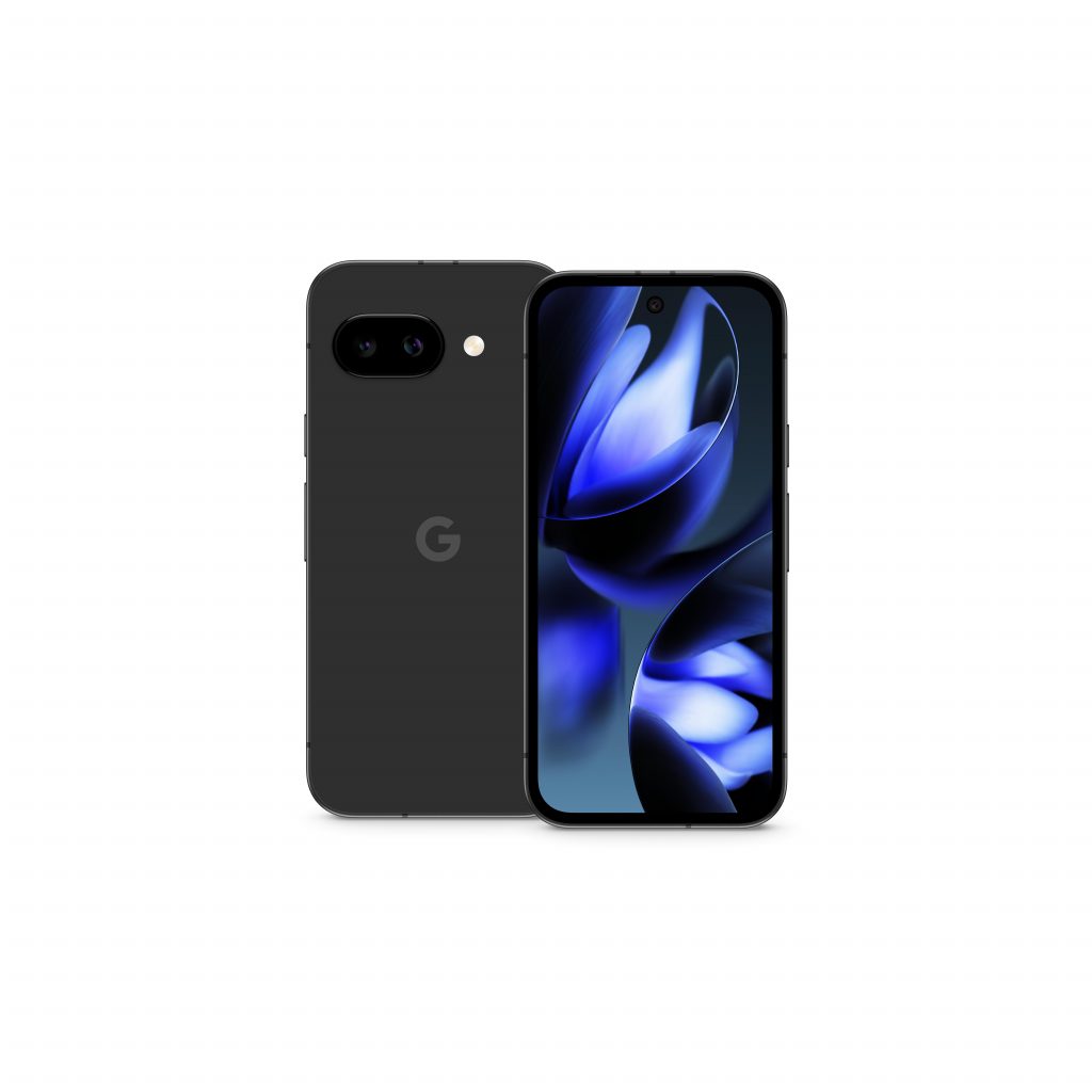 Google lancerer ny budgettelefon: Pixel 9a 3 Pixel 9a Front Back Obsidian