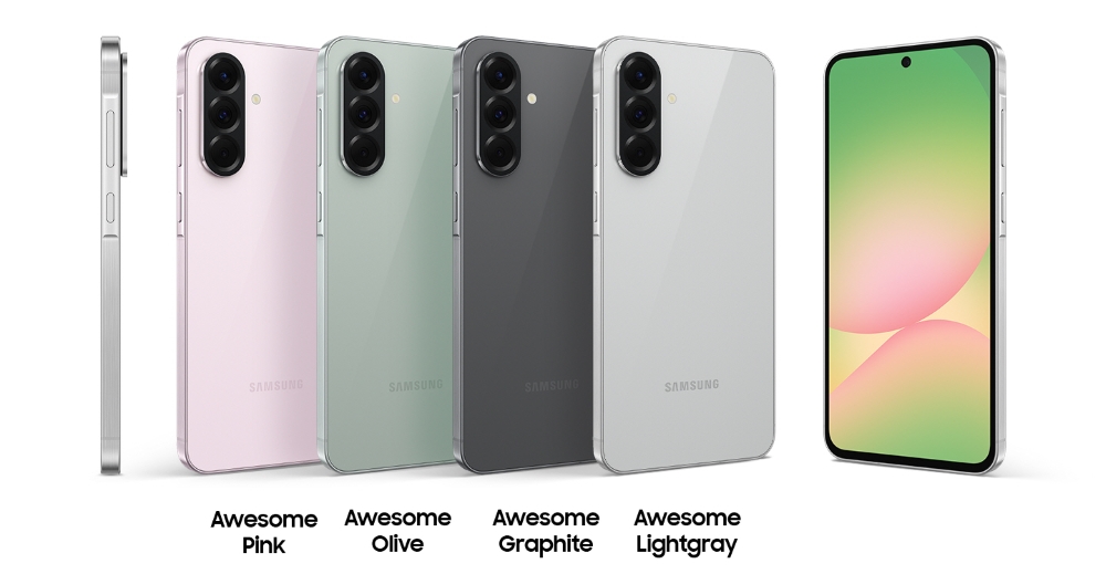 Samsung introducerer tre nye Galaxy A-telefoner med AI 4 Samsung Galaxy A56 farver