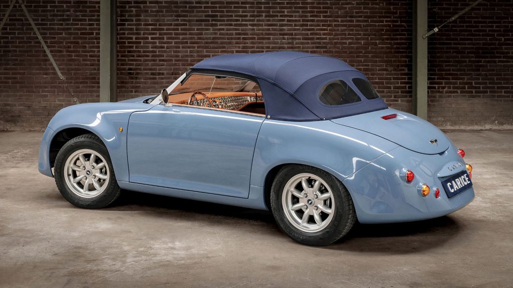 Hollandske Carice Cars snart klar med letvægts elbil i retrodesign 3 CariceTC2 exterior rear quarter Wshd