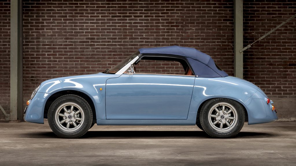 Hollandske Carice Cars snart klar med letvægts elbil i retrodesign 6 CariceTC2 exterior side closed Wsfhd