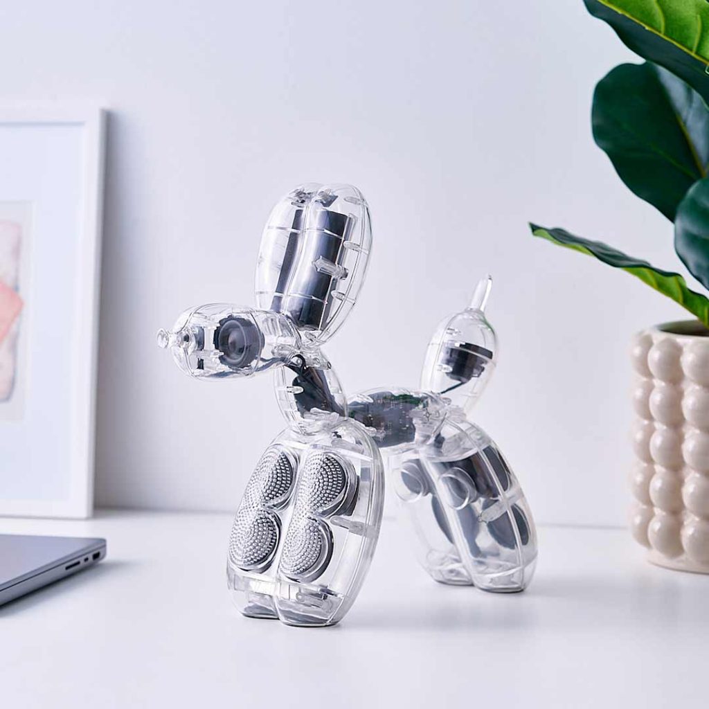 Popkunst møder teknologi: Jeff Koons’ ballonhund bliver til højttaler og lampe 2 2025 0612 koons 02