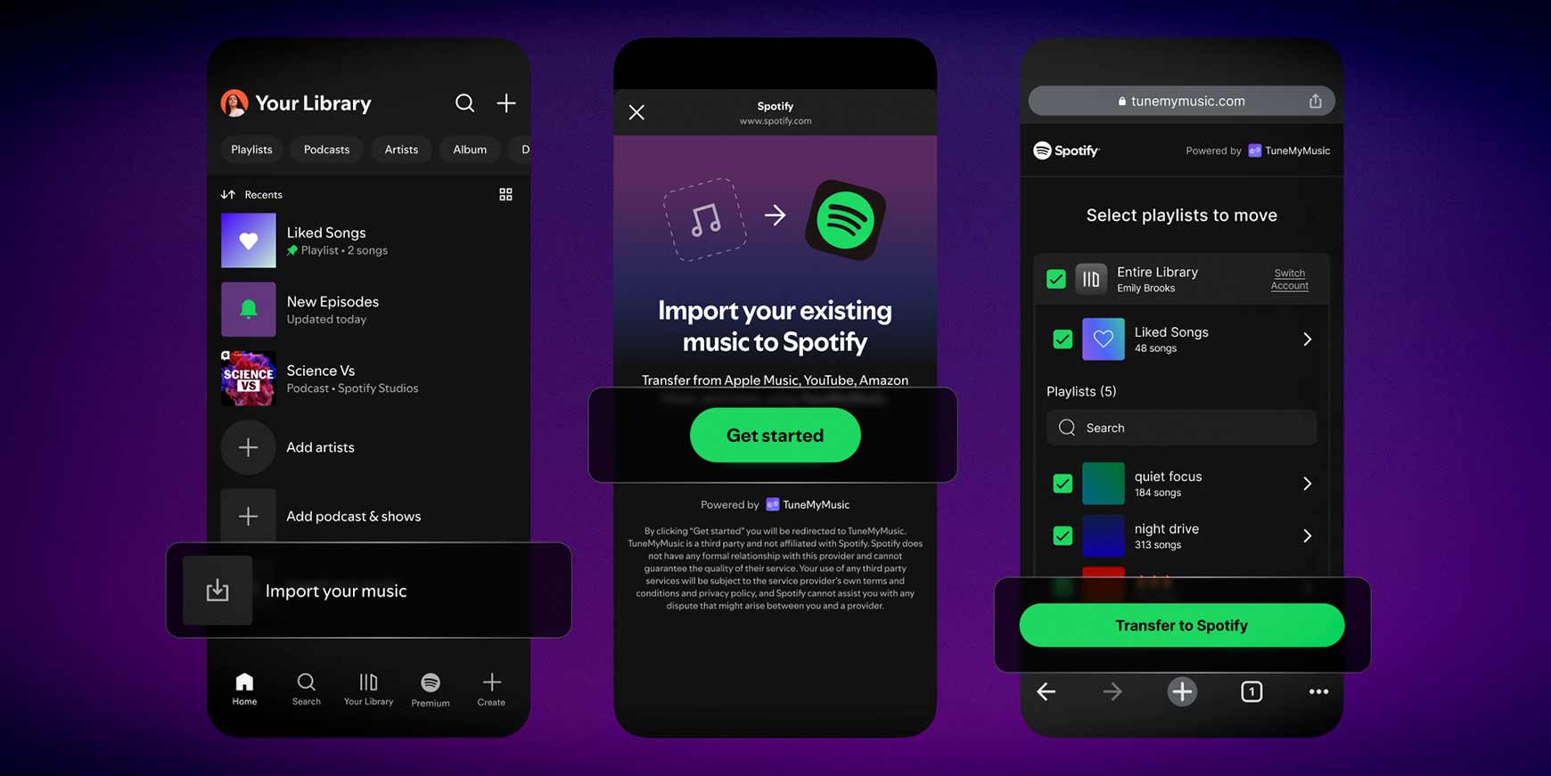 Spotify tager revanche: Nu kan du importere dine Apple Music-spillelister 3 spillelister