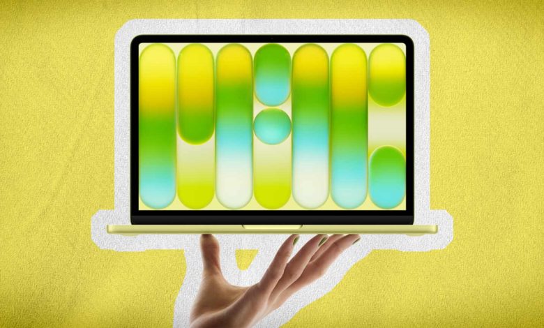 Spot de skjulte beskeder i Apples wallpapers 1 MacBook neo
