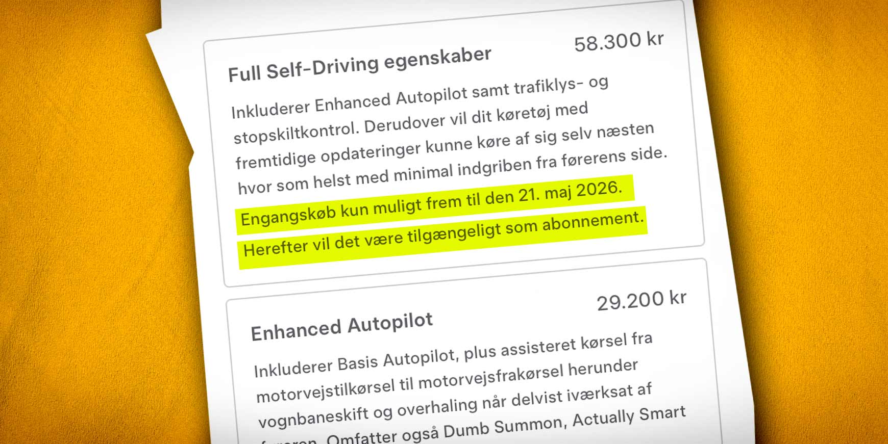 Tesla stopper med at sælge Full Self-Driving 1 Full Self-Driving