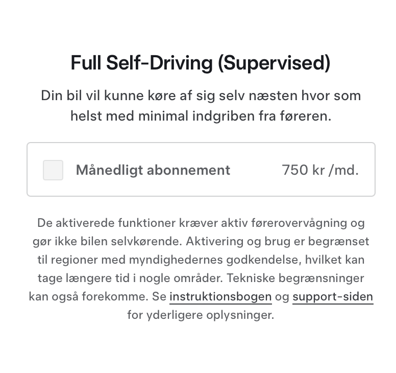 Tesla vil have dig over på FSD: Gratis funktioner forsvinder fra nye biler 2 Skaermbillede 2026 06 14 kl. 11.02.45