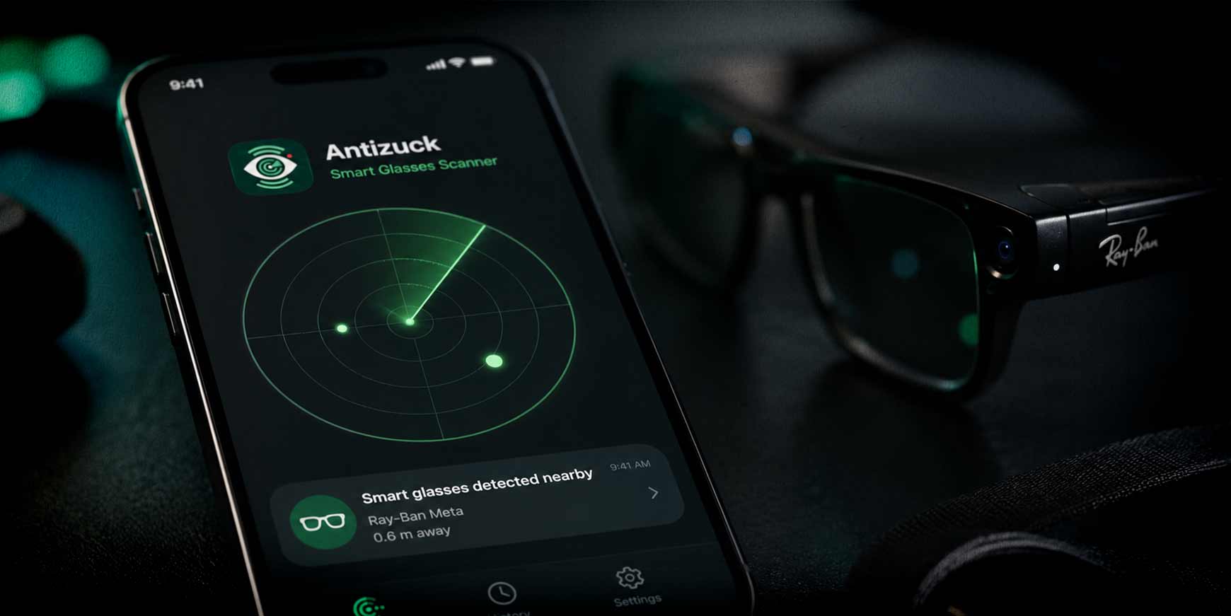 Bange for at blive filmet? Ny app scanner efter AI-briller 1 brille