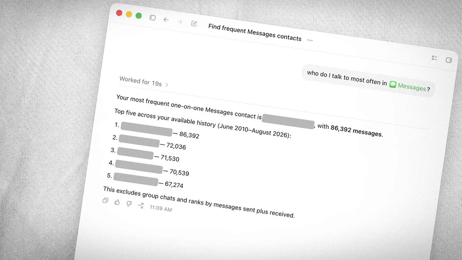 Nu kan ChatGPT få adgang til dine iMessage-beskeder 1 iMessage